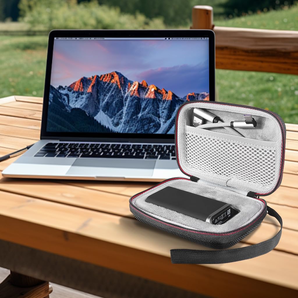 ZORBES® Hard Carrying Case for Samsung T5 EVO Portable SSD 2TB 4TB 8TB USB 3.2 Gen 1 External Solid State Drive Hard EVA Shockproof Water-Resistant Protective Storage Travel Bag, Only Case ZORBES® Hard Carrying Case for Samsung T5 EVO Portable SSD 2TB 4TB 8TB USB 3.2 Gen 1 External Solid State Drive Hard EVA Shockproof Water-Resistant Protective Storage Travel Bag, Only Case